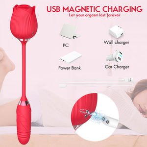 Vibrador <span class=keywords><strong>de</strong></span> Succión para Vagina con Forma <span class=keywords><strong>de</strong></span> Rosa para Mujeres, Estimulador <span class=keywords><strong>de</strong></span> Clítoris, Punto G y Pezones, Juguete Sexual Potente para Parejas - Product Image 3