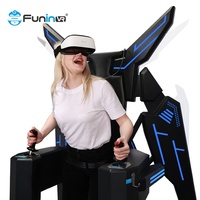 De dispositivo VR de realidad Virtual vuelo tiroteo juegos de simulador