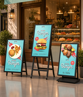 Support d'affichage numérique extérieur haute luminosité IP65, résistant aux intempéries, classé IP pour toutes les conditions météorologiques