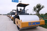 Compacteur de rouleau compresseur manuel vibrant de 16 tonnes XS163J à vendre