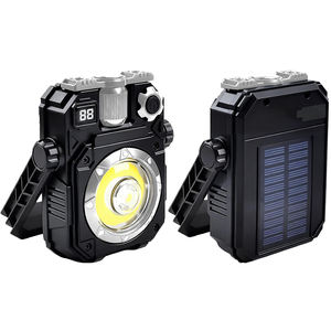 Lámpara de Trabajo LED COB Solar ALECTER APH-L137, 1500LM, Magnética, IP65 Impermeable, 6000K Luz Diurna, Recargable por USB, Linterna para Auto - Product Image 1