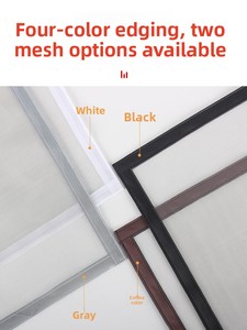 <span class=keywords><strong>Moustiquaire</strong></span> de fenêtre auto-adhésive sans perçage en polyester, fibre de verre et aluminium <span class=keywords><strong>pour</strong></span> la maison - Product Image 2