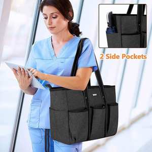 Professional Home Health Custom Large Nurse <b>Teacher</b> <b>Bag</b> with Pocket and Zipper Nurse Work Tote <b>Bags</b> - Product Image 1