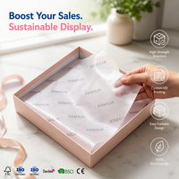 Papier de soie imprimé personnalisé pour emballage cadeau, papier d'emballage pour vêtements, bijoux, emballage cadeau, couleurs en stock pour vêtements, bijoux