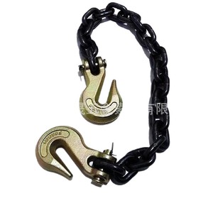 Crochet de préhension Kai Ansheng 6 mm en acier au carbone finition noire, crochet pivotant pour grue à chaîne, industrie lourde - Product Image 1