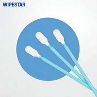 WIPESTAR Écouvillons en polyester pour salle blanche, applicateurs sans peluches, 100 pièces/paquet, échantillons gratuits, bâtonnets de nettoyage industriels pour l'industrie des semi-conducteurs