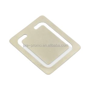 Penanda buku logam grosir pembatas buku Promosi persegi sesuai pesanan untuk buku - Product Image 2