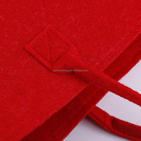 Sac fourre-tout en feutre personnalisé de couleur noire durable pour documents avec logo personnalisé