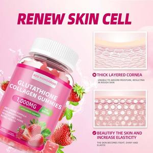 مكملات غذائية مضادة للأكسدة لصحة البشرة، مستخلص الكولاجين، حلوى جومي لتبييض البشرة وإزالة البقع الداكنة - Product Image 4