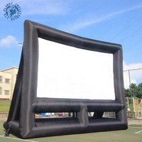 Cinéma en plein Air En Plein Air Utilisé TV Cinéma Gonflable Écran De Projection Arrière/Étanche À L'air Gonflable Écran de Cinéma Pour Jardin