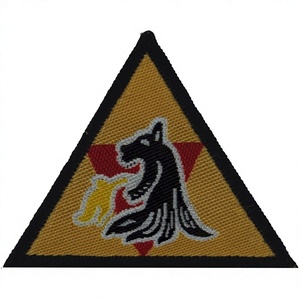Badge de bras en feutre non tissé de luxe, personnalisé en 3D, motif Loup de Forêt 104, avec épingle de sécurité, à coudre ou thermocollant, pour la logistique - Product Image 3