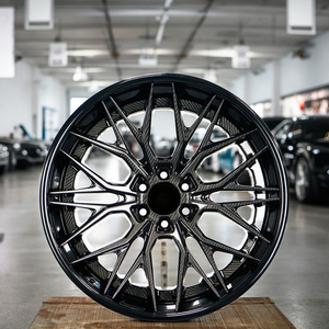 ขอบล้อรถโดยสารสี<span class=keywords><strong>ดำ</strong></span><span class=keywords><strong>เงา</strong></span>งามแบบกำหนดเองใหม่5X114.3 5X112 5X120 5X130สำหรับ Mustang Chevrolet - Product Image 2