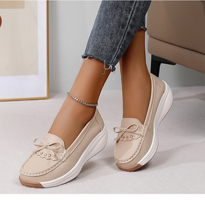 Mocasines <span class=keywords><strong>de</strong></span> PU <span class=keywords><strong>para</strong></span> <span class=keywords><strong>Mujer</strong></span>, Zapatos Planos, Transpirables, Antideslizantes, Punta Cerrada, Casuales <span class=keywords><strong>de</strong></span> Oficina, Zapatos <span class=keywords><strong>de</strong></span> Plataforma <span class=keywords><strong>para</strong></span> <span class=keywords><strong>Caminar</strong></span>, Personalizables - Product Image 4