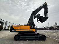 Excavatrice sur chenilles HX340HD de 33950 kg avec flèche de 6450 mm pour excavations profondes, travaux de terrassement lourds et opérations à charge élevée