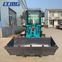 LTMG 0.8 tonnes 800kg chargeuse sur pneus compacte mini chargeuse sur pneus 0.8 t chargeur frontal pour le terrassement