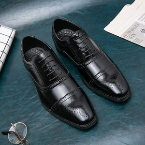 Zapatos Oxford de Hombre de Alta Calidad, Estilo Británico, Sin Cordones, Impermeables, Antideslizantes, con Forro de Cuero Genuino Evergreen, para Oficina, Negocios Formales - Product Image 5