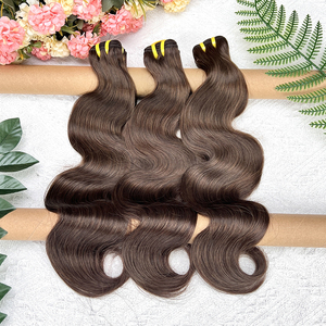 # ผมต่อแบบเวฟ 2 สี ผมแท้เปรู 10-40 นิ้ว แบบ Double Weft เรียงเกล็ดผมอย่างดี Remy Hair ขายส่ง - Product Image 5