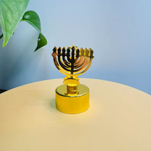 <span class=keywords><strong>Lampe</strong></span> LED en alliage sur le thème de Hanoucca, mini <span class=keywords><strong>lampe</strong></span> de Hanoucca, ornement de bureau, décoration de fête juive, or/bleu/blanc, personnalisable - Product Image 5