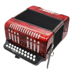 Accordéon à boutons diatonique de taille standard 21 boutons 8 basses pour débutant - Product Image 5