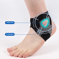 Nouvel arrivage : Attelle de cheville en spandex pour le sport et le fitness en extérieur, protection pour le basketball, soulagement de la douleur et des entorses, soutien de rééducation