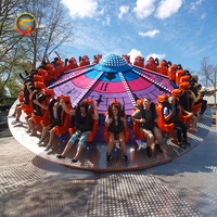 Manèges de parc d'attractions chinois à sensations fortes : Flying Turntable, Huly Gully, Ballerina Rides à vendre