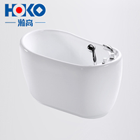 Egouttoir de baignoire autoportant en acrylique blanc de luxe Surface moderne et facile à nettoyer Cupc certifié pour le trempage des villas incluses