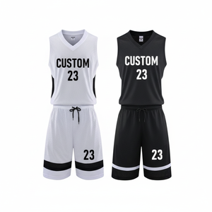 Maillot de basket-ball Premium combinaison d'entraînement hommes vêtements de basket-ball uniforme de basket-ball Double face - Product Image 1