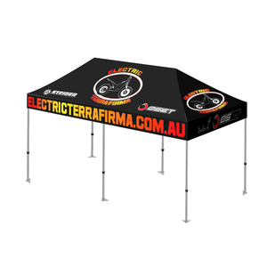 Biểu tượng tùy chỉnh cấp bằng sáng chế một đẩy 10x10ft bật lên tán gazebo lều ngoài trời bên tường thân thiện với môi trường không thấm nước in đầy đủ màu sắc - Product Image 2