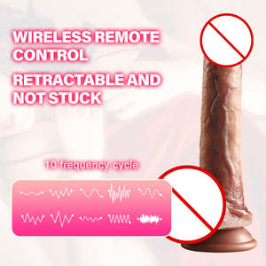 Flüssige Silikon falsche Dildos drahtlos gesteuerte weibliche sexuelle Mastur bator mit mehreren Frequenzen Klitoris massage Vibrator - Product Image 5