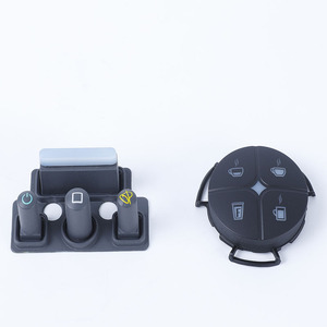 Bàn phím <span class=keywords><strong>silicon</strong></span> tùy chỉnh cho điều khiển từ xa ô tô, chống nước, sản xuất tại Trung Quốc - Product Image 3