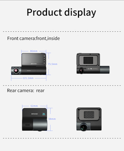 กล้องติดรถยนต์ <span class=keywords><strong>4K</strong></span> 1080p 360 องศา พร้อม WDR หน้าจอ IPS กระจกมองหลัง ระบบเซ็นเซอร์จอดรถ บันทึกภาพ 4 ทิศทาง กันน้ำในตัว - Product Image 6
