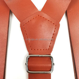 Fashion <strong>Braces</strong> Genuine Leather Suspenders <strong>Trousers</strong> Strap Father Husband's Gift 3.5*120cm Men's <strong>Button</strong> suspenders <strong>for</strong> men - Product Image 3