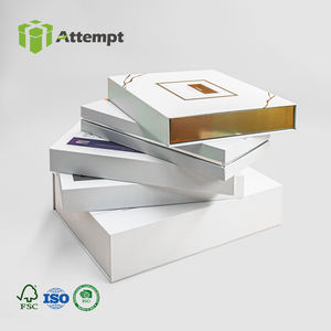 カスタムサイズ磁気ギフトボックス、エンボス加工スポンジ裏地、環境に優しい段ボール包装、スキンケアアイクリームのブランド化とギフト用 - Product Image 1