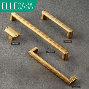 ELLECASA Aosta Series Hanfeng <strong>Style</strong> Zinc Alloy Cabinet Handles <strong>Drawer</strong> Pulls Modern Design for Bedroom Hotel Dresser Easy - Product Image 1