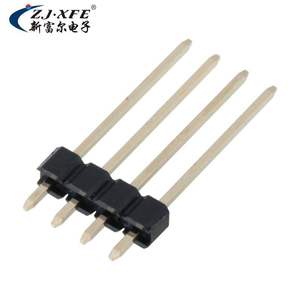 Conector de Cabezal de Pines de 4 Pines, Macho, 2.54mm, Recto, Vertical, de Una Sola Fila, Paso de 2.54mm - Product Image 2