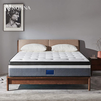 Matelas de lit king size compressé enroulable Mobilier de chambre d'hôtel Matelas à ressorts ensachés en mousse à mémoire de forme