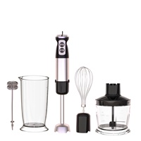 Draagbare elektrische handmixer, fruitsapmachine, elektrische voedselmixer, handblender, eierklopper, 6-in-1 blender