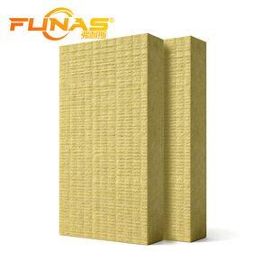 Panel de Aislamiento de Lana de Roca Funas de 50-100 mm, Resistente al Fuego y al Calor, Aislamiento de Fibra Mineral para Paredes Exteriores - Product Image 1
