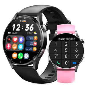 สมาร์ทวอทช์ตอบทําให้โทรโลหะรอบฟิตเนสติดตามสมาร์ทวอทช์พร้อมอัตราการเต้นของหัวใจการติดตามการนอนหลับนาฬิกาออกกําลังกายหลายกีฬา - Product Image 4