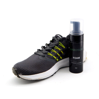 Marque distributeur Produit essentiel pour l'entretien et la propreté des chaussures Mousse nettoyante pour chaussures Baskets Crème nettoyante shampooing