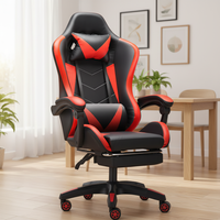 Chaise de jeu Youhan YH-723 moderne en cuir PU, hauteur réglable, structure en fer, pour cybercafé, bureau, jeux compétitifs, ordinateur
