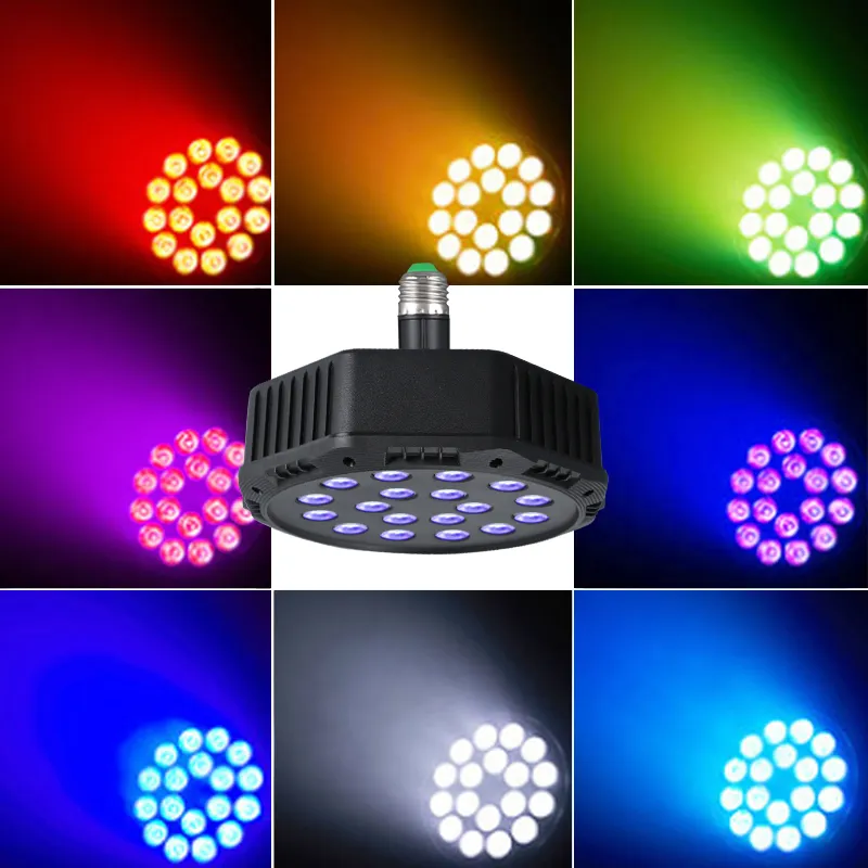 Professional Stage Lighting 180W Flat dmx Led 18*10w RGBW Zoom Par Party Light With Bar Ktv Effect Lighting