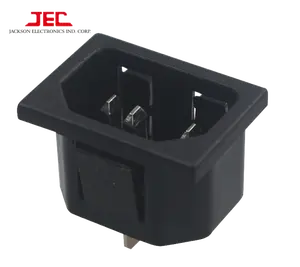 Iec Private Label JEC Professional Grounding IEC 320 Power C14 Inlet Socket For Export