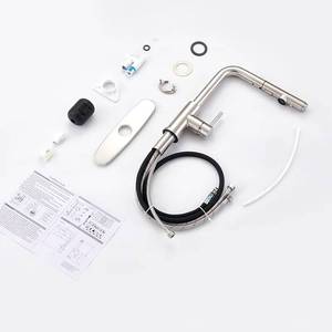 ก๊อกน้ำแบบดึงลงติดตั้งบนเคาน์เตอร์ครัว สแตนเลส 304 แบบ 3 ทาง ราคาโรงงาน - Product Image 6