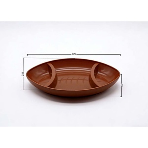 Plateau de restauration rapide multi-compartiments avec design divisé pour le service de dim sum et de sauces, plateau de traiteur de qualité commerciale 50 000 pièces - Product Image 2