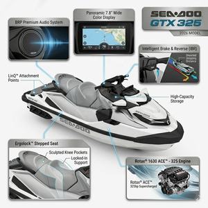 Nuevo Jet Ski BRP CLCS 2026 con Motor de 4 Tiempos y 3 Cilindros, 325hp, <span class=keywords><strong>Sea</strong></span> <span class=keywords><strong>Doo</strong></span> GTX Limited 325, Embarcación para Deportes Acuáticos - Product Image 1