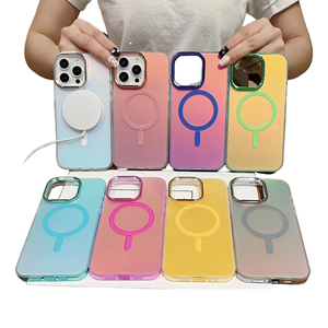 Funda Transparente para Teléfono, Funda Magnética Transparente con Marca Privada, Nueva Funda de Lujo para Samsung <span class=keywords><strong>S22</strong></span> <span class=keywords><strong>Plus</strong></span> <span class=keywords><strong>S22</strong></span> <span class=keywords><strong>Ultra</strong></span> - Product Image 1