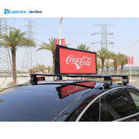 Affichage LED de toit de taxi de haute qualité VERTEX P2.5, panneau de toit de voiture extérieur, affichage LED couleur pleine, 960*320mm, double face, IP65