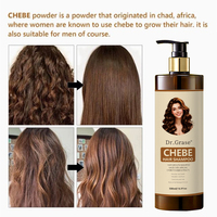 Shampooing Chebe pour la croissance et l'épaississement des cheveux, anti-frisottis, avec nettoyage en profondeur et contrôle du sébum
