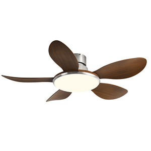 <b>Ceiling</b> <b>Fan</b> Light With Led Fixed Blade Flush Mount For Living Room Bedroom 220V - Product Image 2